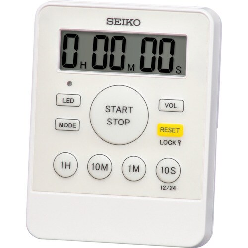 SEIKO 長時間タイマー 白パール 83X64X