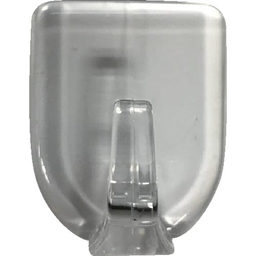 KOKUBO 透明粘着フック 大 2個入 クリア【