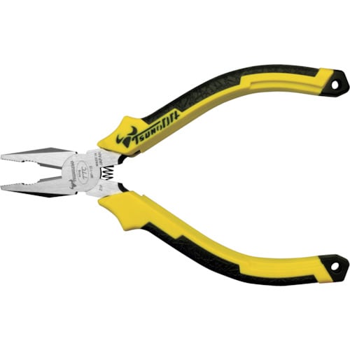 TTC ペンチ 115mm 成型グリップ バネ付き