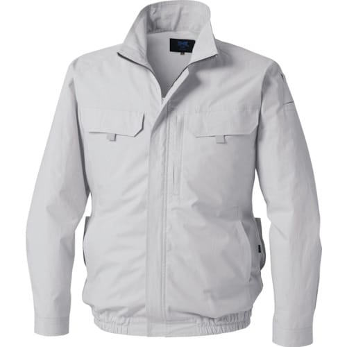 空調服 空調服 長袖ブルゾン シルバー