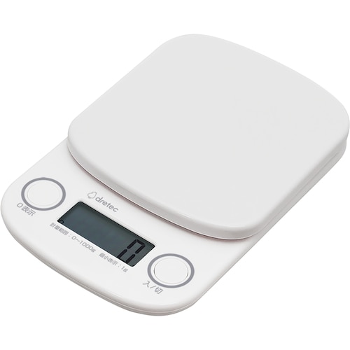 dretec デジタルスケール1kg ホワイト