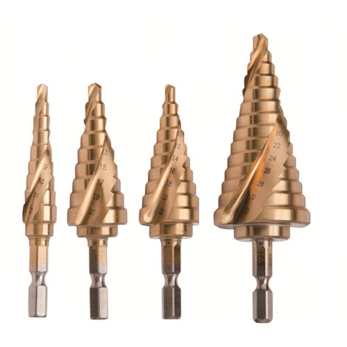 KIドリル 六角軸スパイラルステップドリル633