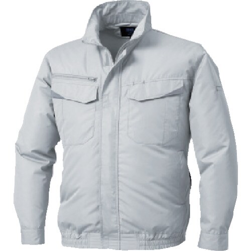 空調服 空調服 長袖ブルゾン シルバー LL