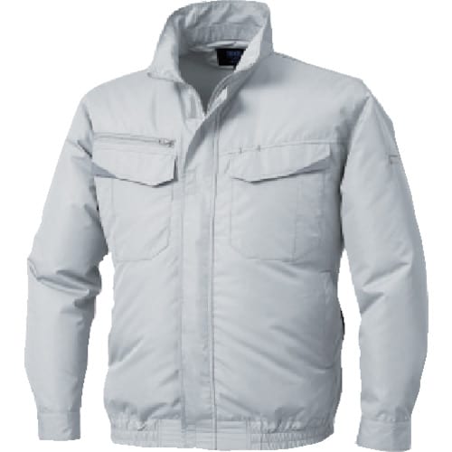 空調服 空調服 長袖ブルゾン シルバー 3L