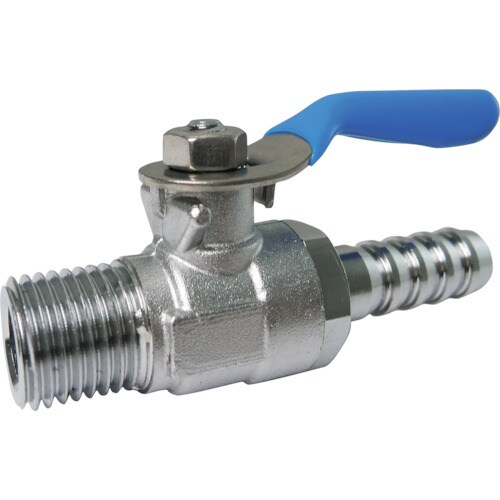 TRUSCO ミニボールバルブ ホースニップル型