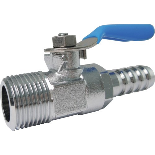 TRUSCO ミニボールバルブ ホースニップル型