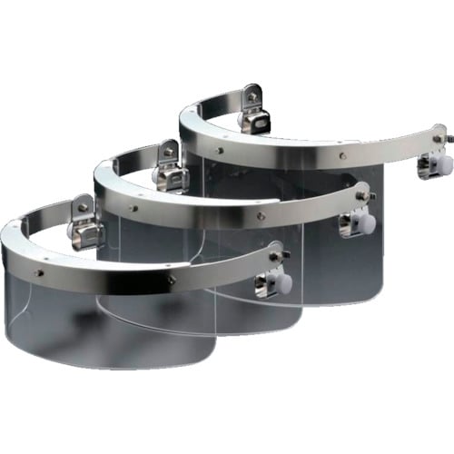 ミドリ安全 防災面 ヘルメット取付・半面シールド型