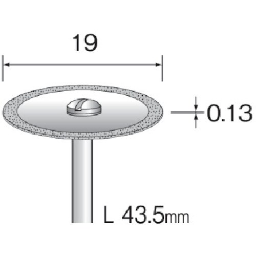 ミニモ 電着ダイヤモンドカッティングディスク Φ1