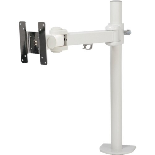 サンコー 3軸式くねくねモニターアーム(ホワイト)