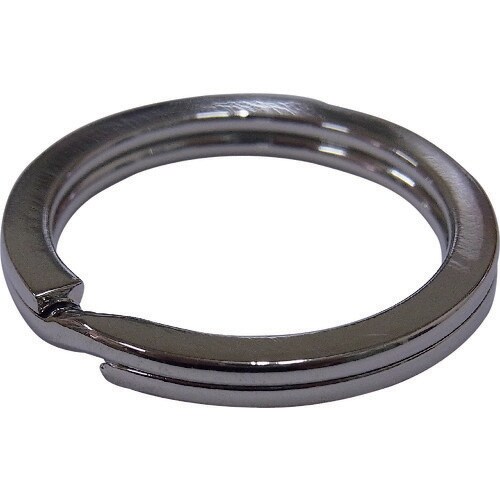 ニッサチェイン 平キーリング25mm バフニッケル