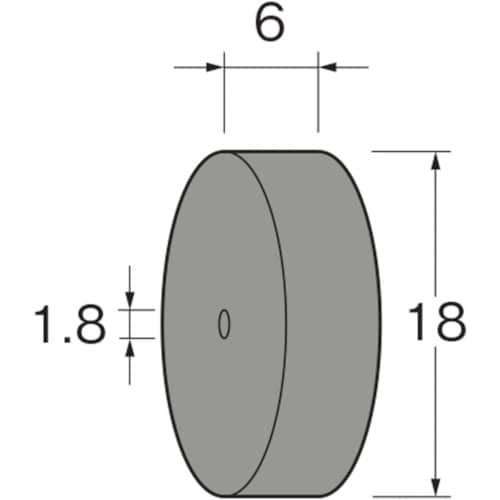 リューター ホイール型カーボランダムゴム砥石