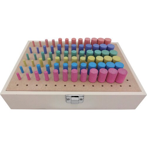 リューター 軸付セラミックゴム砥石セット(金属用)