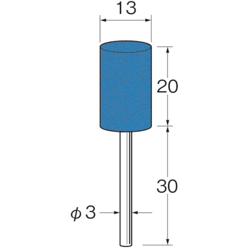 リューター 軸付セラミックゴム砥石(金属研磨用)外