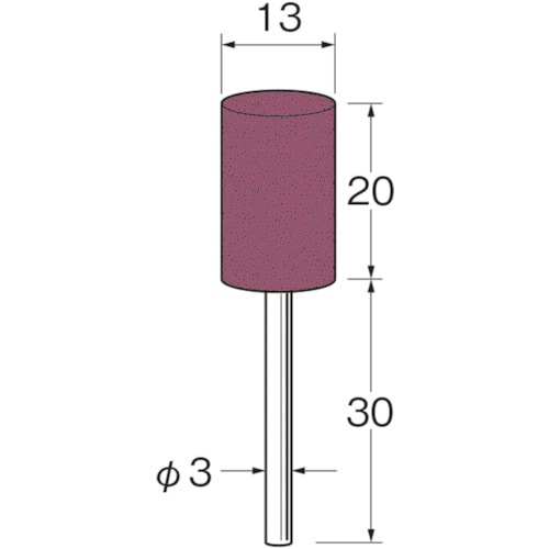 リューター 軸付セラミックゴム砥石(金属研磨用)外