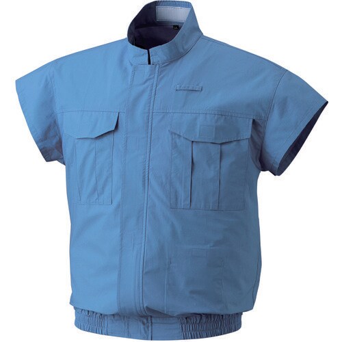 空調服 電設作業用空調服 ウェアのみ ライトブルー