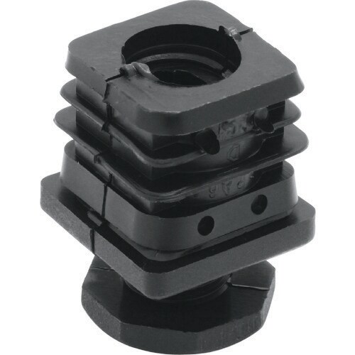 ELESA 角パイプ用 エンドキャップ(調整型)