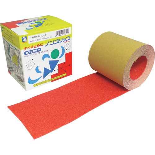 NCA ノンスリップテープ 100X5m 赤