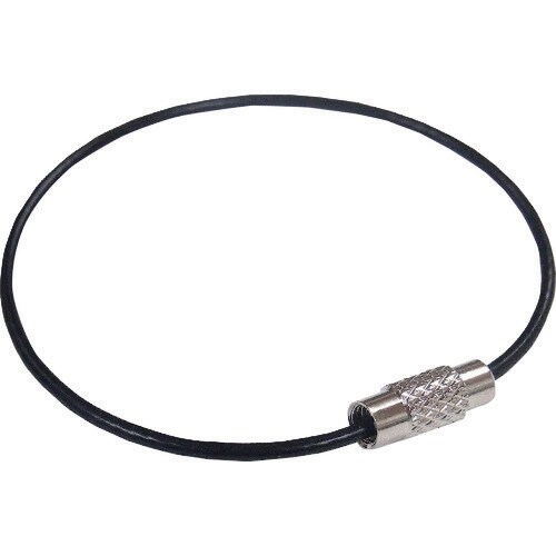 ニッサチェイン ビニコートキーワイヤー 黒 160