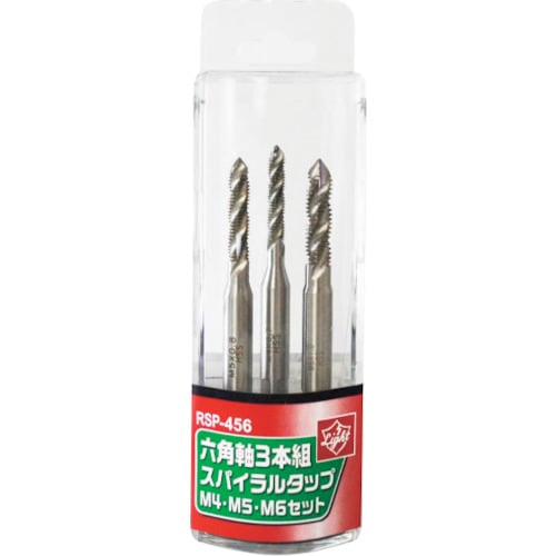 ライト 六角軸スパイラルタップ3本組