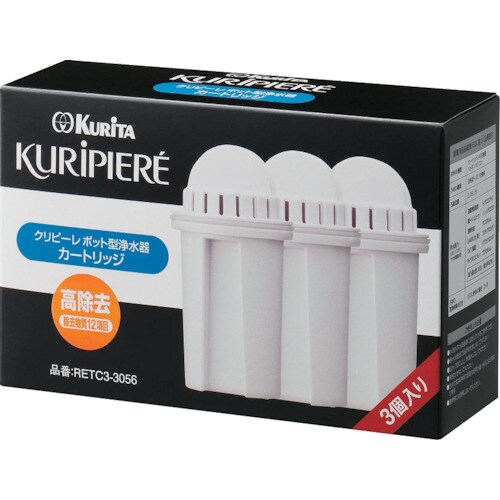 クリタック クリピーレポット型浄水器カートリッジ3