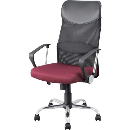 IRIS 517668 メッシュバックチェア ハイ