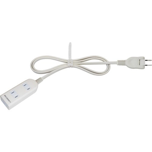 ノア 3ケ口延長コード5m白