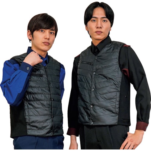 岡潮 黒色発熱ベスト+モバイルバッテリー10,00