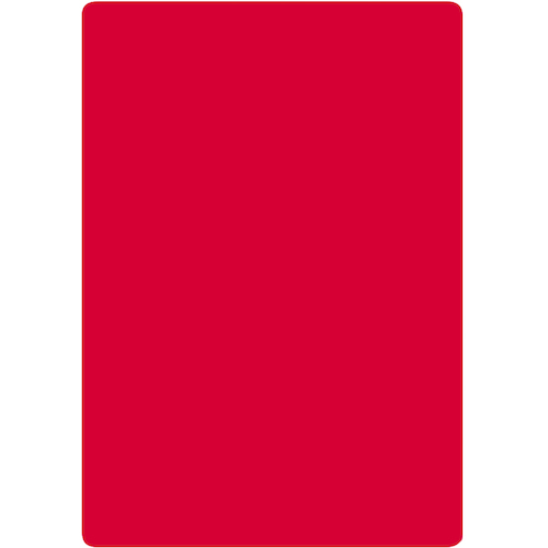 共栄プラスチック 色透明下敷 A4 レッド