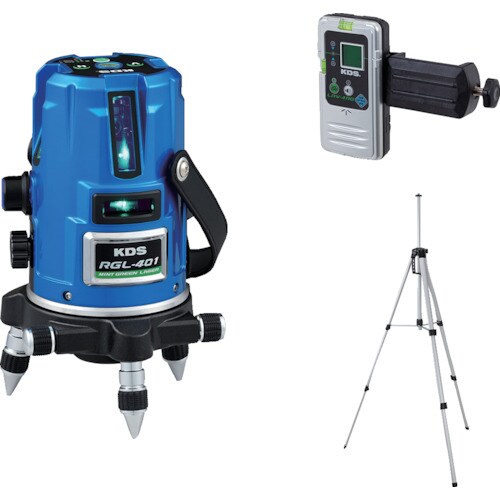 KDS ミントグリーンレーザー401受光器三脚付