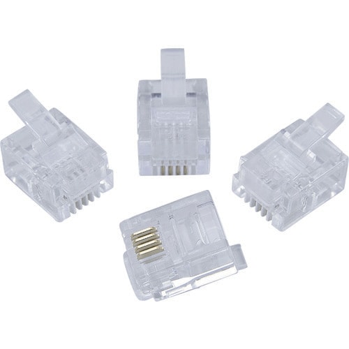 ELPA モジュラープラグ 6極2/4芯 (6個入