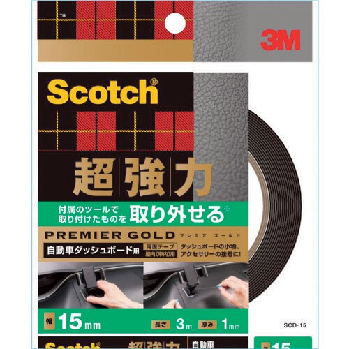 3M スコッチ 超強力両面テープ プレミアゴールド