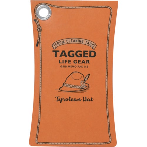 タグド タグドライフギア橙色 Sチロリアンハット
