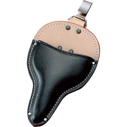 コヅチ 黒床皮 大久保鋏ケース フック式 型押