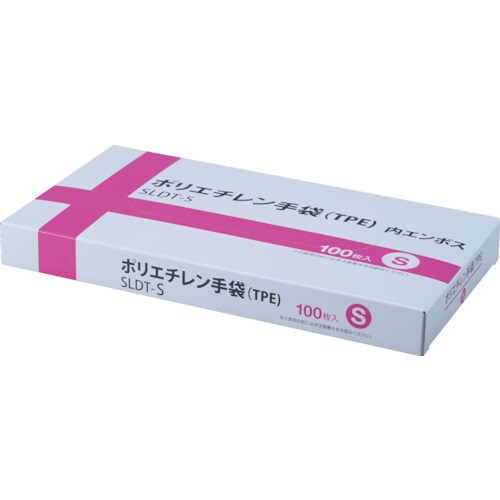 IRL ポリエチレン手袋(TPE) 内エンボス S