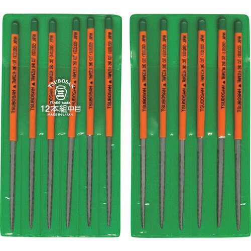 ツボサン 組ヤスリ 12本組 シノギ 中目