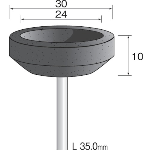 ミニモ カップ砥石#80 φ30 (10枚入)