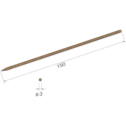 リューター ウッドラッピングスティックX3311