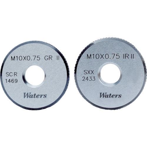 WATERS メートルねじ工作用リングゲージ(旧J