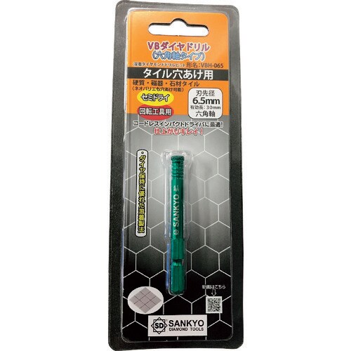 三京 VBダイヤドリル 六角軸 6.5