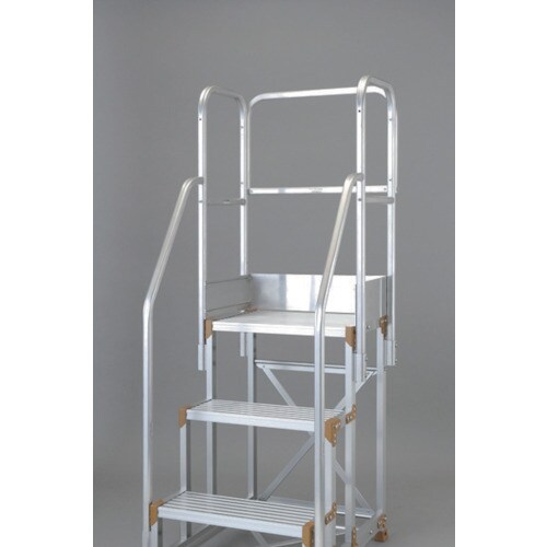 TRUSCO 作業用踏台用スタンション手すり 背面