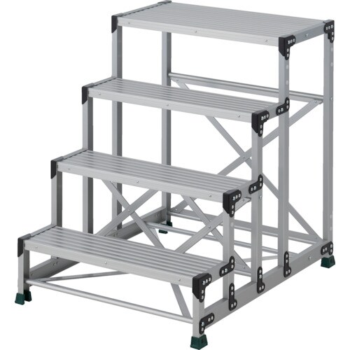 TRUSCO 作業用踏台 4段 ステップ奥行20