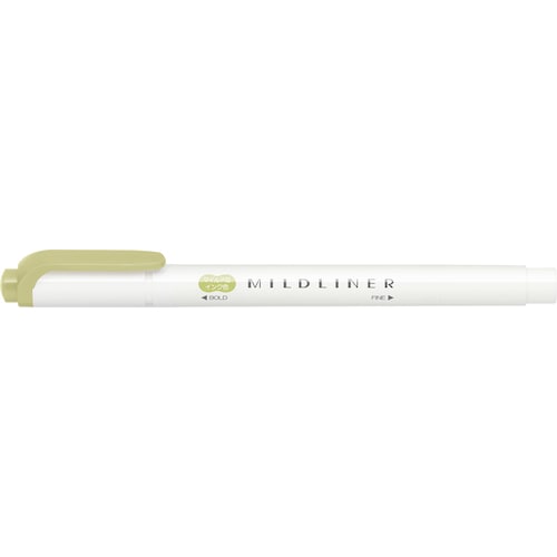 ゼブラ 蛍光ペン マイルドライナー Mオリーブ