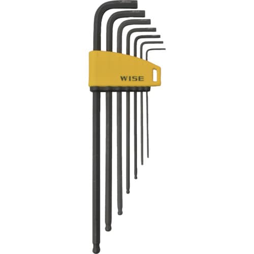 ワイズ ブラックボールポイント六角棒レンチ ロング