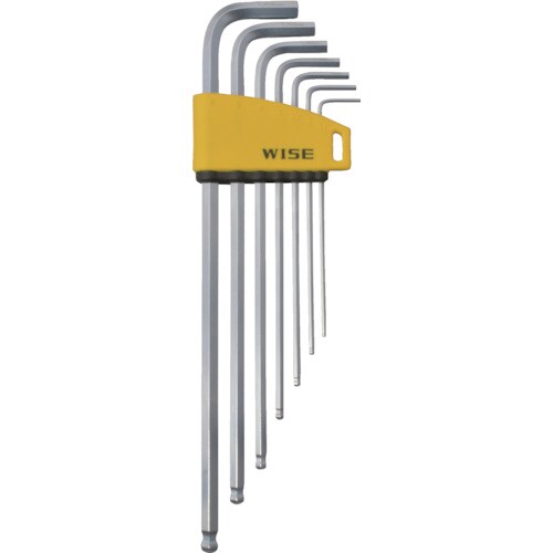 ワイズ 硬質ボールポイント六角棒レンチ ロング 7