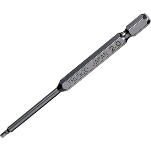 TRUSCO 六角ビット 100L 2.0mm
