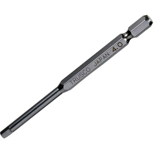 TRUSCO 六角ビット 100L 4.0mm