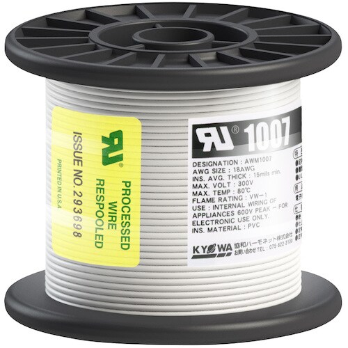KYОWA UL耐熱ビニル絶縁電線 UL1007