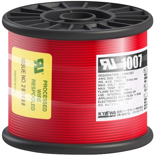 KYОWA UL耐熱ビニル絶縁電線 UL1007