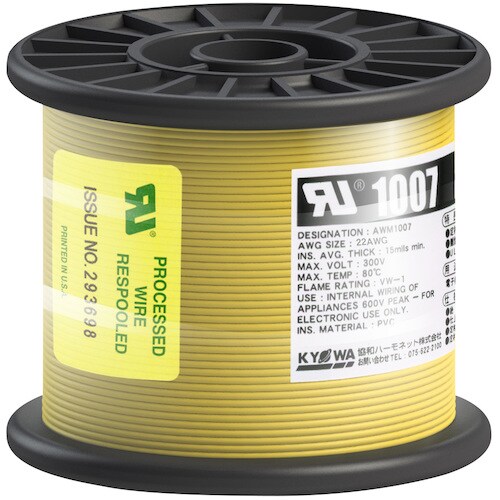 KYОWA UL耐熱ビニル絶縁電線 UL1007