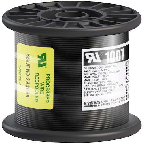 KYОWA UL耐熱ビニル絶縁電線 UL1007